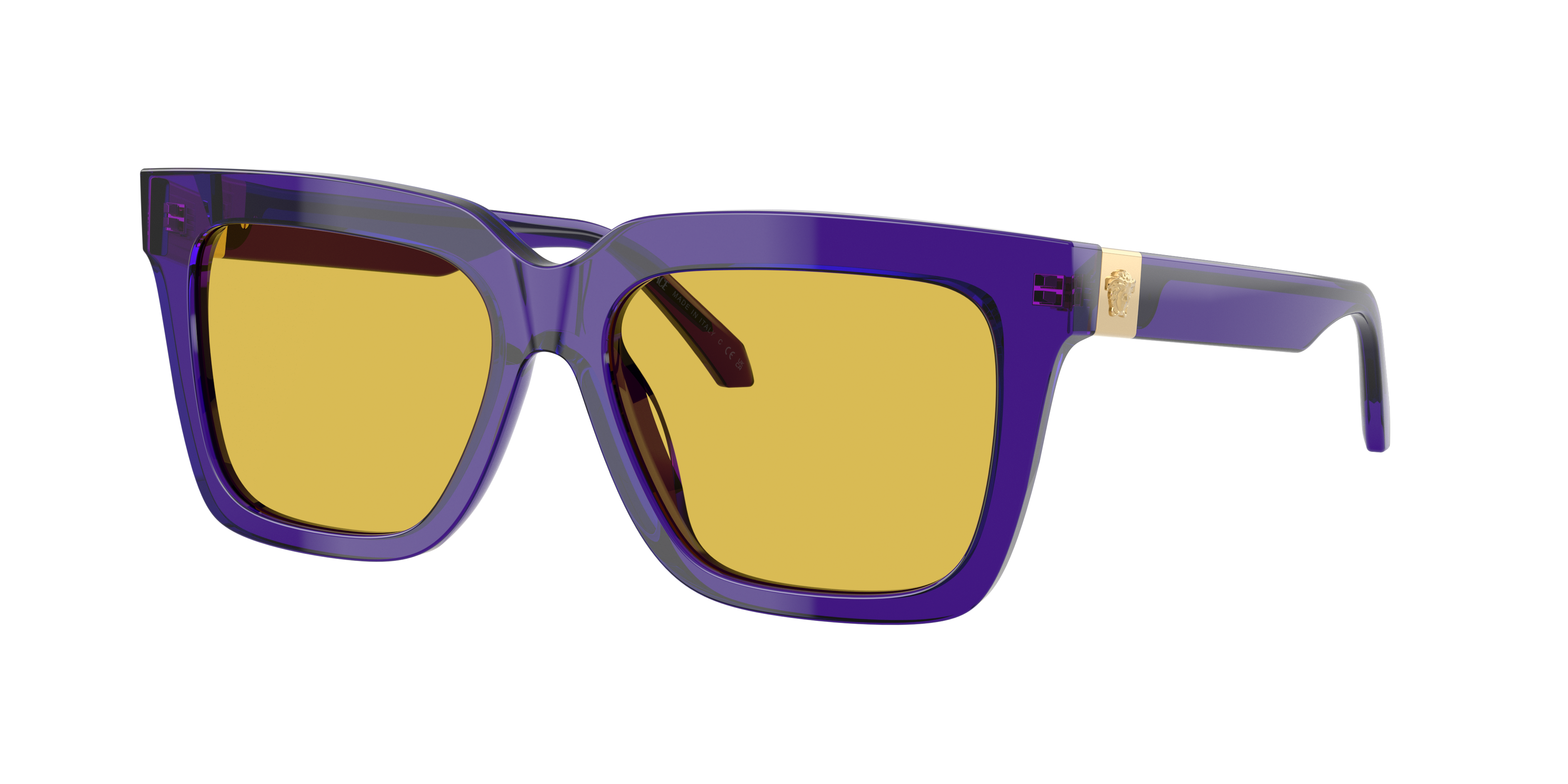 Versace VE4498F L (55 - 16) with Yellow lenses and Violet frame