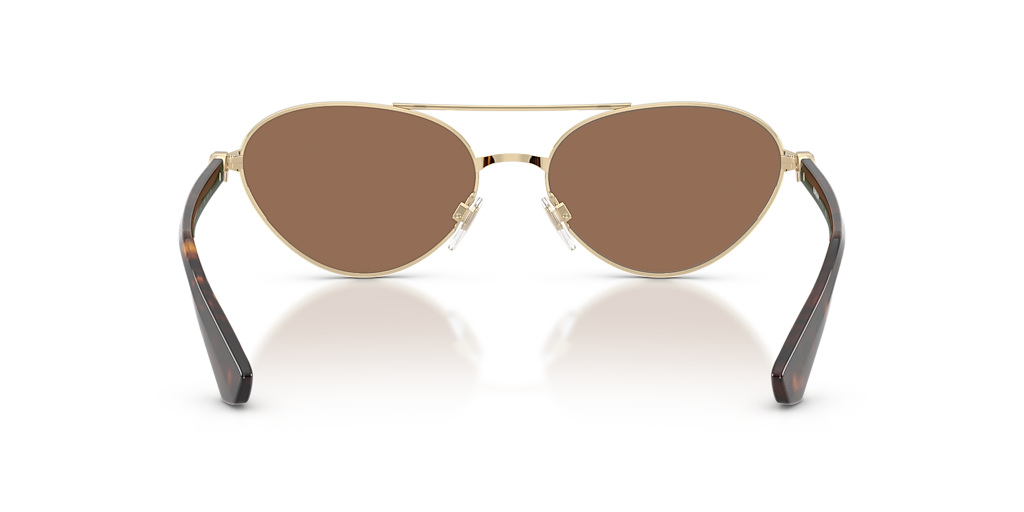 Burberry BE3165 XL (58 - 17) with Brown lenses and Gold