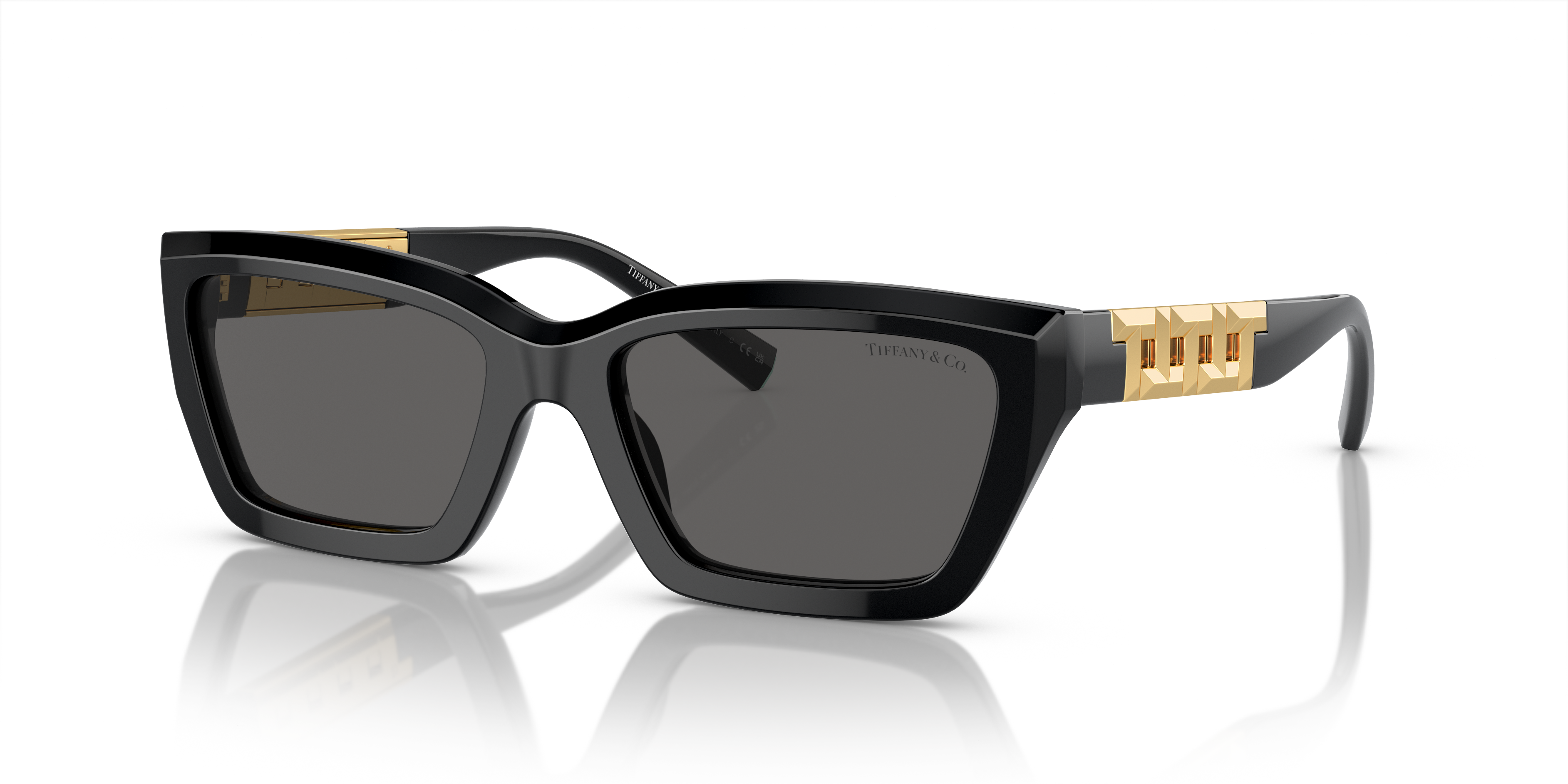 Tiffany & Co. TF4213 S (54 - 18) with Grey lenses and Black frame