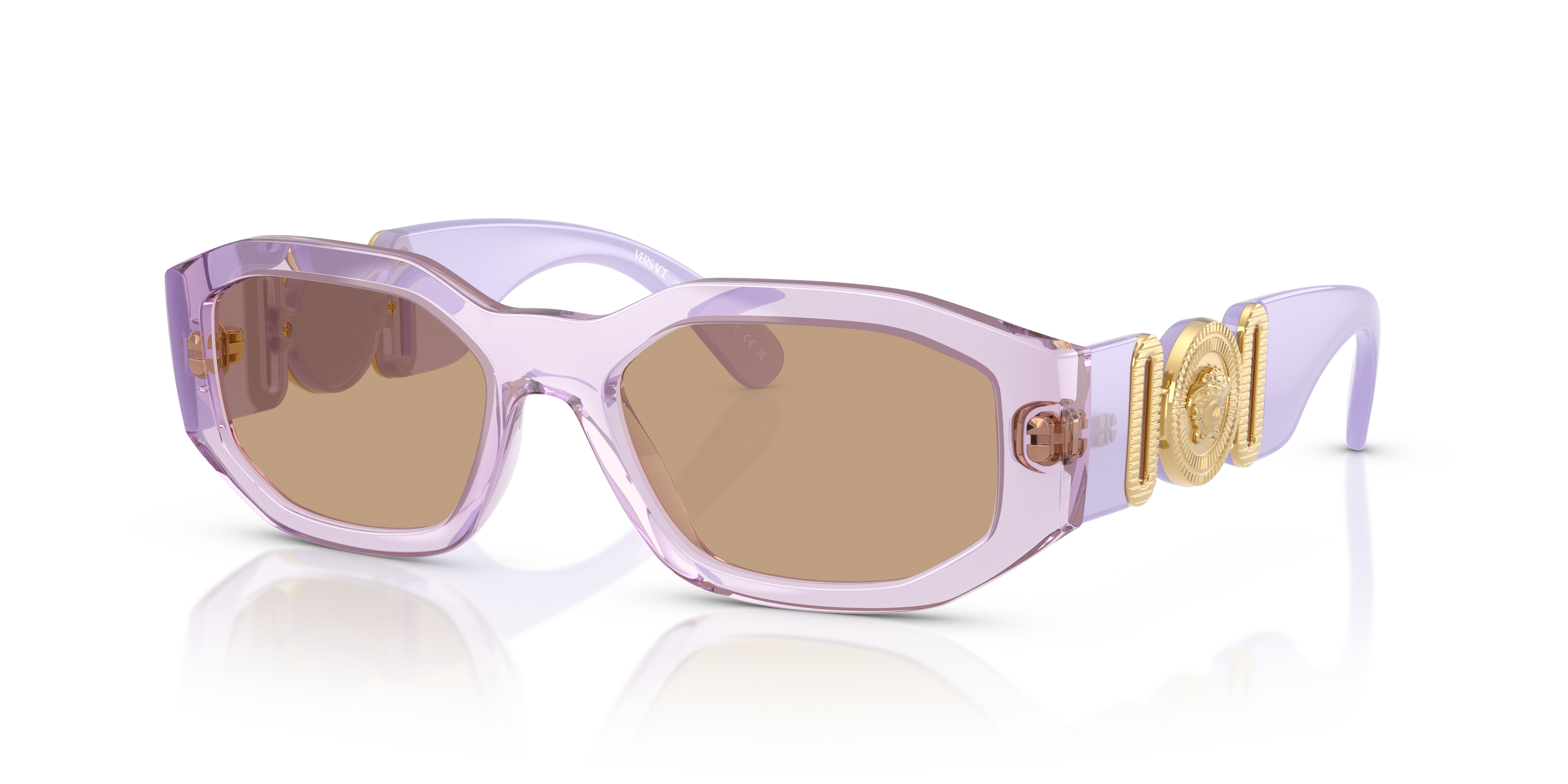 Versace VE4361 M (53 - 18) with Brown lenses and Violet frame