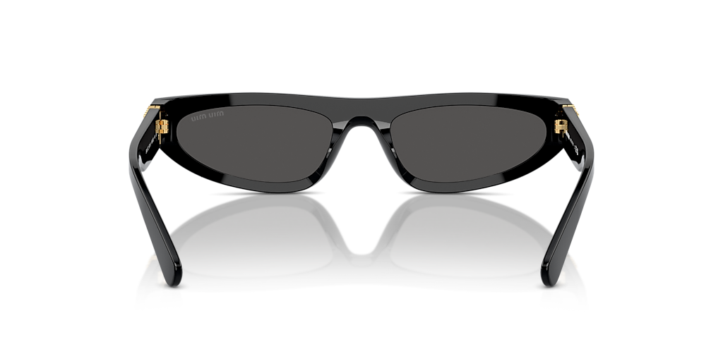MIU MIU キャットアイサンクラス MU07ZS 15T0B7 Miu Miu MU 07ZS L (56 - 19) with Grey lenses and Black frame