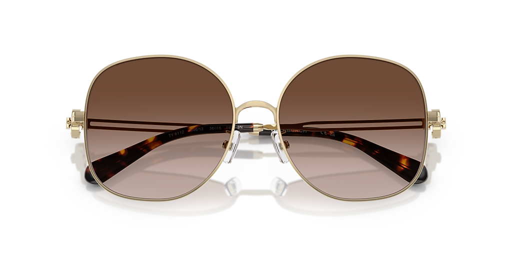 Tory Burch Vintage Round Sunglasses Tory Burch TY6062 Sunglasses | FREE Shipping - Go-Optic.com  main image 3