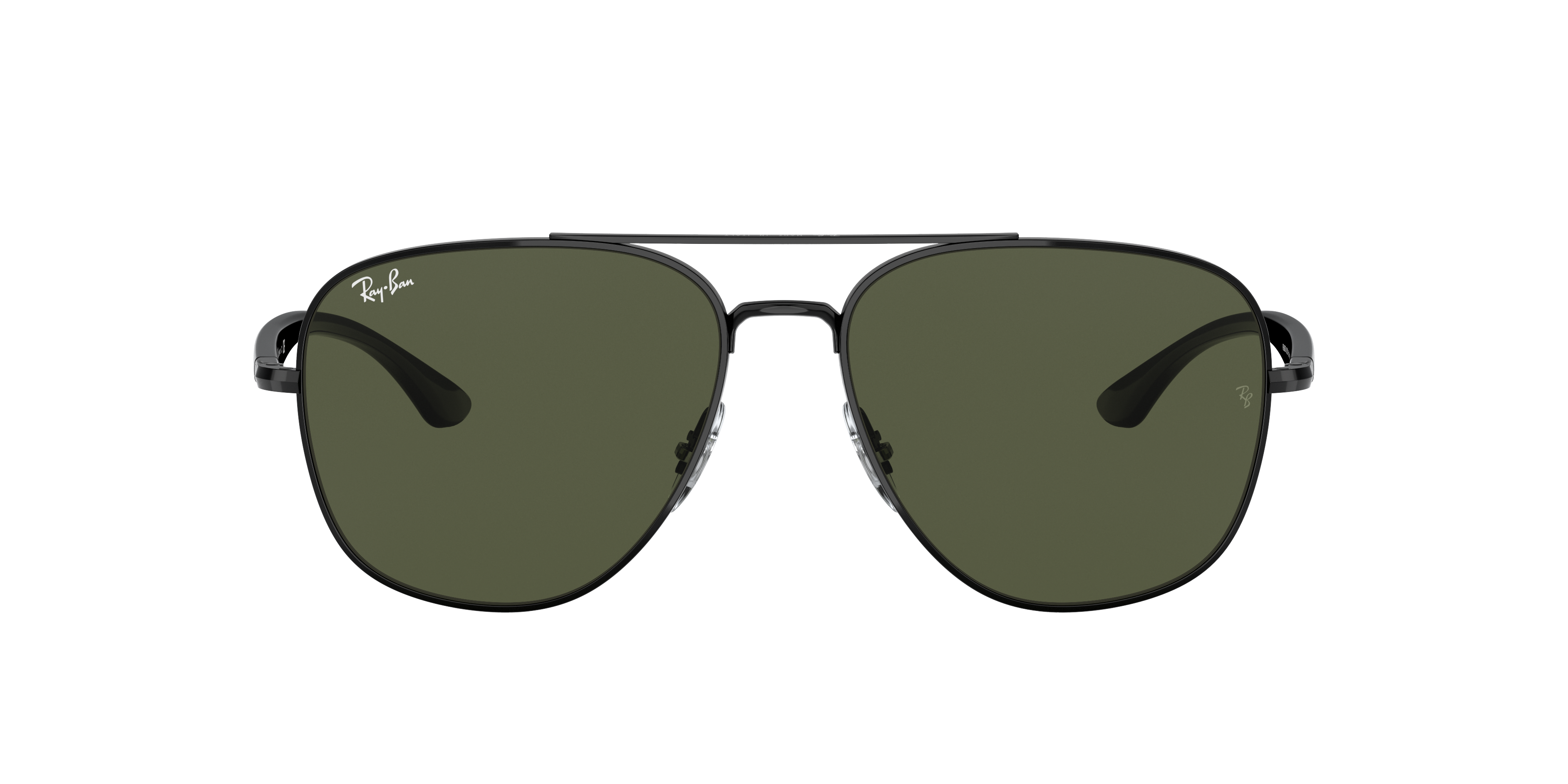 Ray-Ban RB3683 L (56 - 15) with Green lenses and Black frame