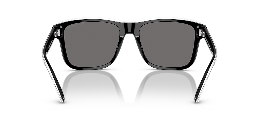 Emporio Armani OEA4058 ブラックサングラス 58mm Amazon.com: Emporio Armani Men's EA4058 Rectangular