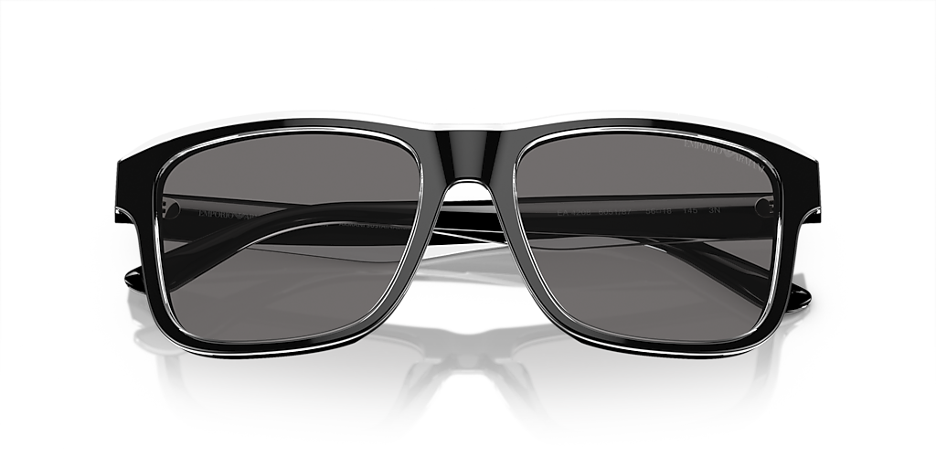 Emporio Armani EA4208 L (56 - 18) with Grey lenses and Black
