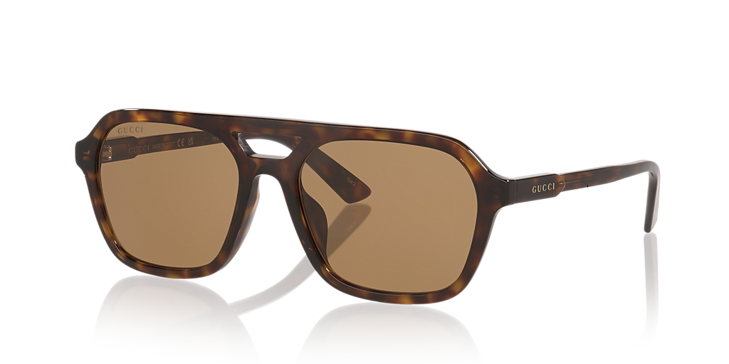 [美品]GUCCI スタッズ付き GGロゴ サングラス ブラウン GG1823 m60255435627_1.jpg?1740282730