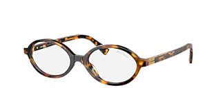 ラオラクルミューミューネッグ Miu Miu MU 11WS XL (54 - 21) with Brown lenses and Tortoise frame