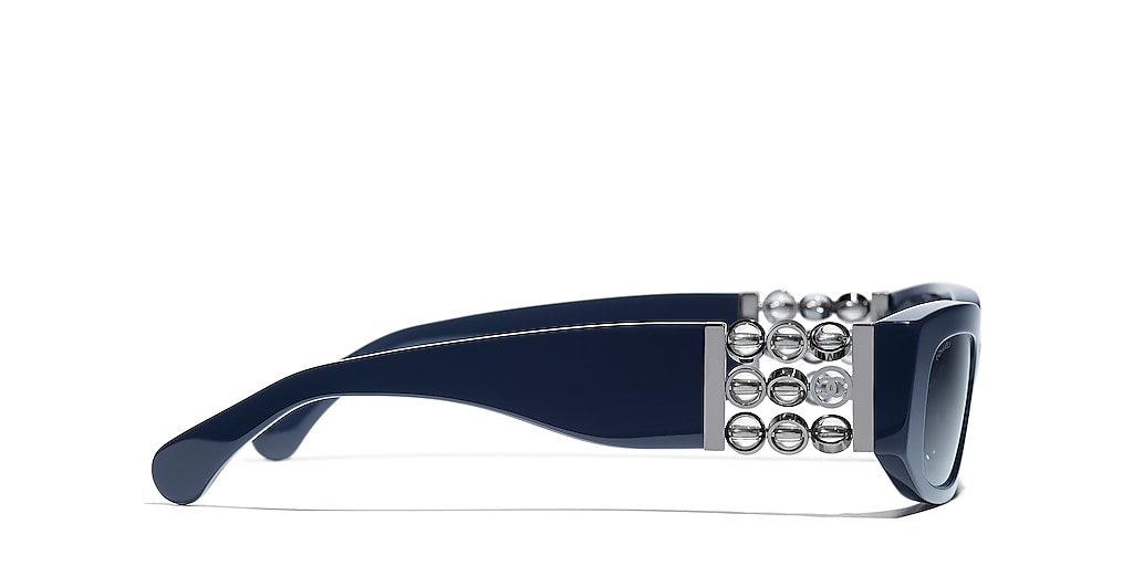 Chanel Rectangle Sunglasses CH5544 XS (53 - 17) with Grey lenses