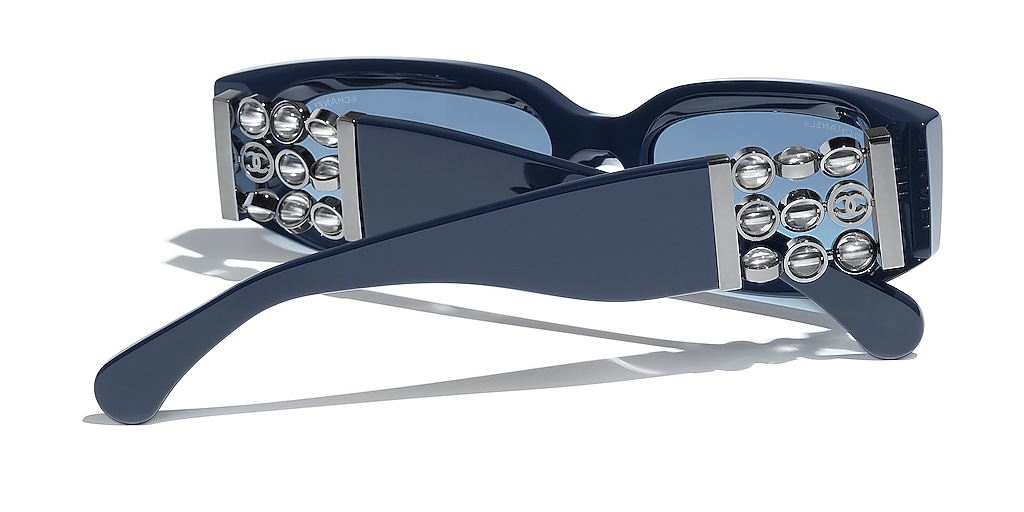 CHANEL  Chanel Rectangle Sunglasses CH5544 XS (53 - 17) with Grey lenses