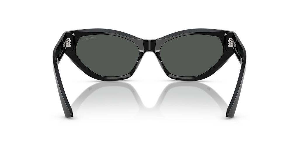 JIMMY CHOO キャットアイフレムサンクラス JC5022B 502484 Jimmy Choo JC5022B M (55 - 16) with Grey lenses and Black