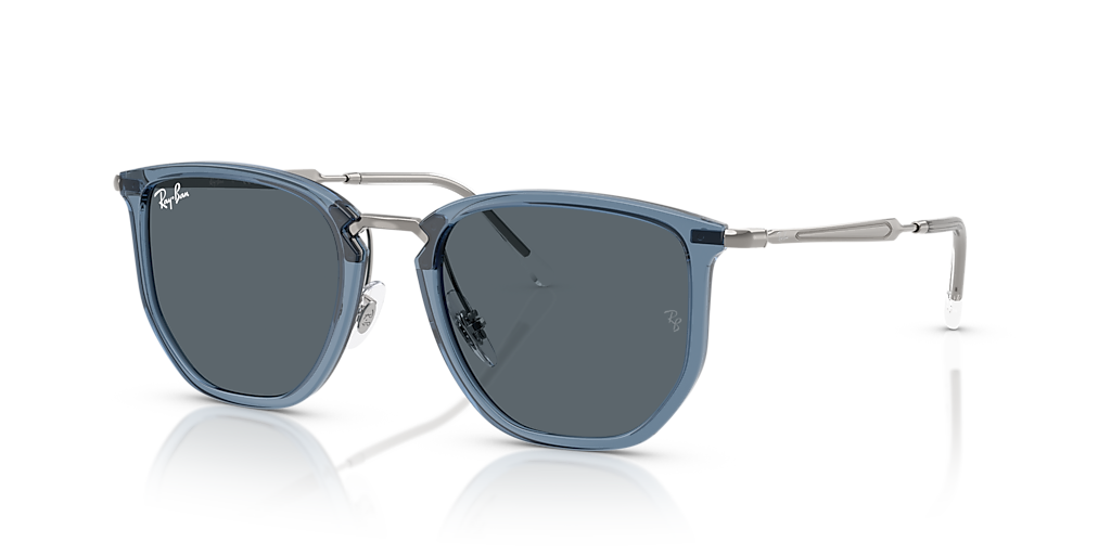 Ray-Ban RB4451 XXL (53 - 20) with Blue lenses and Blue frame