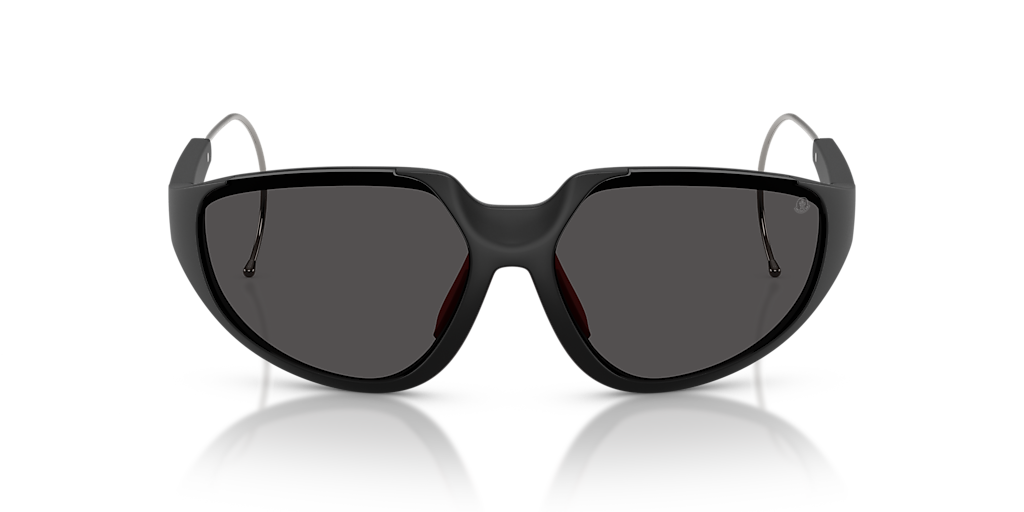 Moncler ME8008 LASZER L (63 - 12) with Grey lenses and Black frame