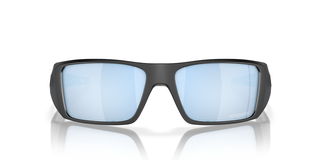 OAKLEY OO9231 Dallas Cowboys Heliostat Matte Black - Men Sunglasses, Prizm Deep Water Polarized Lens