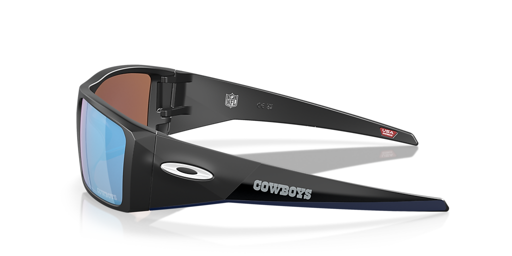 OAKLEY OO9231 Dallas Cowboys Heliostat Matte Black - Men Sunglasses, Prizm Deep Water Polarized Lens