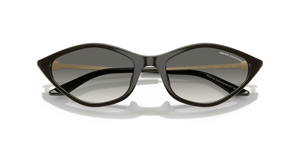 Armani Exchange AX4152SU XL (55 - 19) with Grey lenses and Black