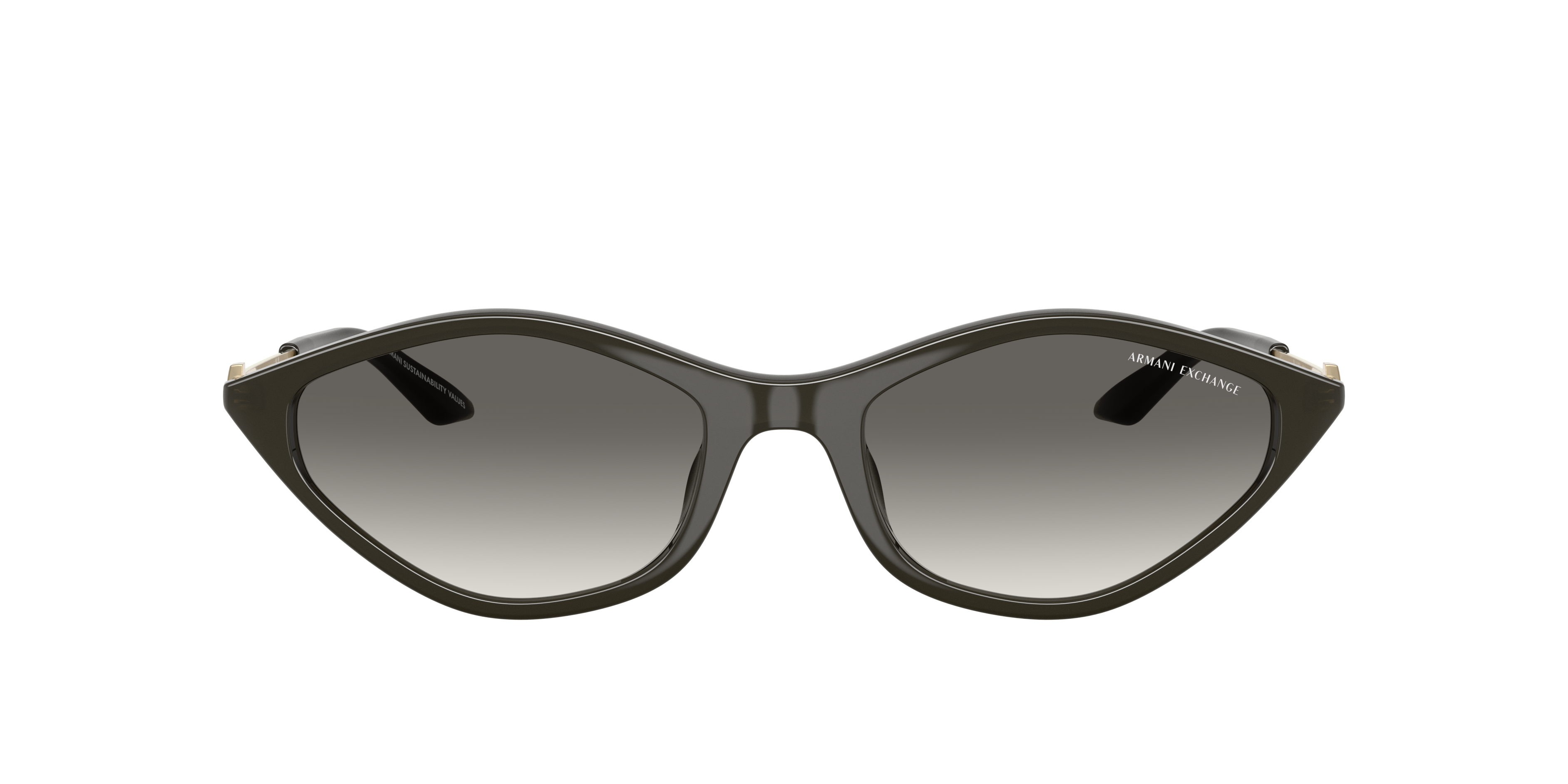 Armani Exchange Woman Sunglasses Ax4152su In Gradient Grey