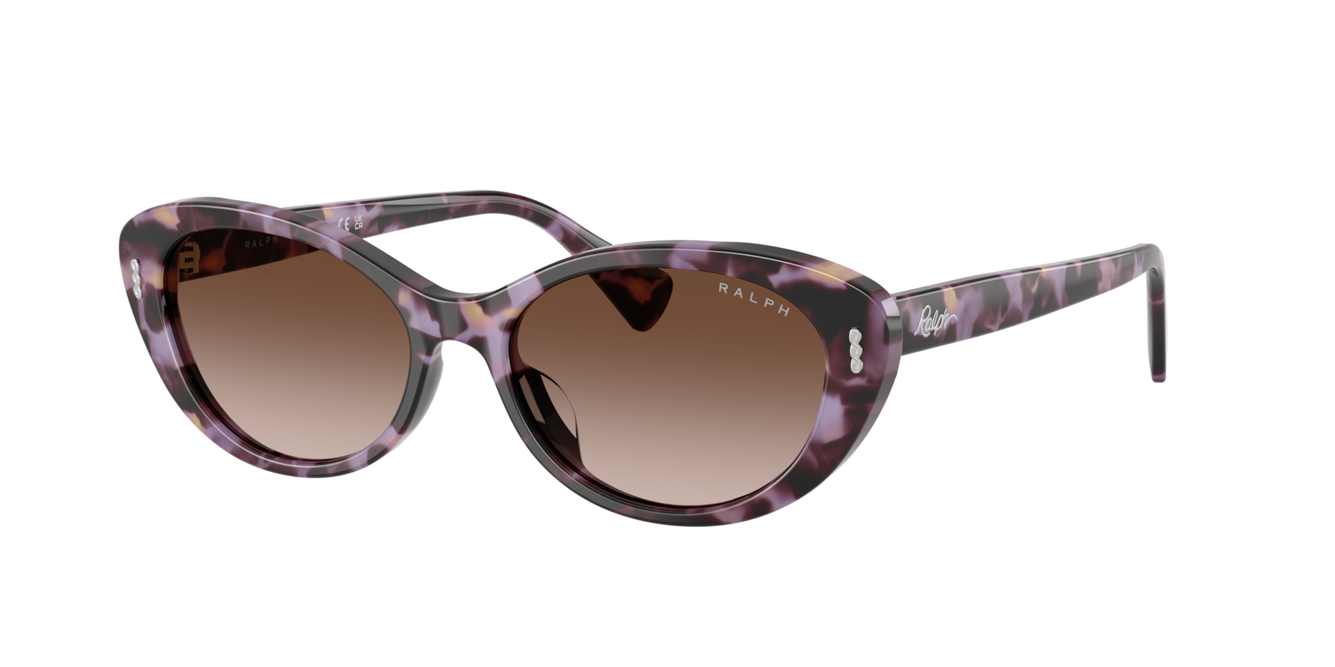 Ralph Woman Sunglass RA5350U -  Frame color: Violet Havana, Lens color: Gradient Brown