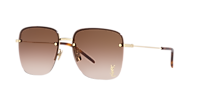 SAINT LAURENT SL 312 M Silver - Women Sunglasses, Grey Lens