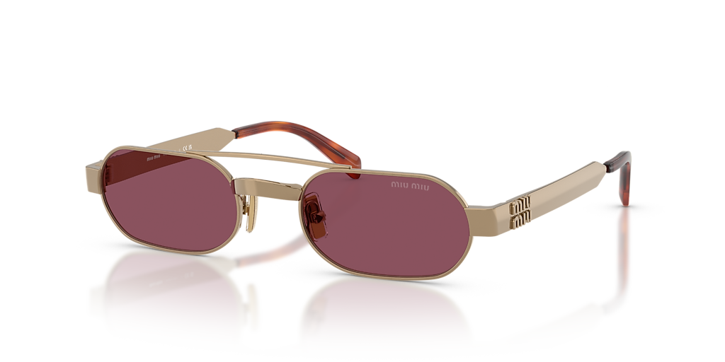 Miu Miu MU B52S L (52 - 21) with Violet lenses and Copper frame