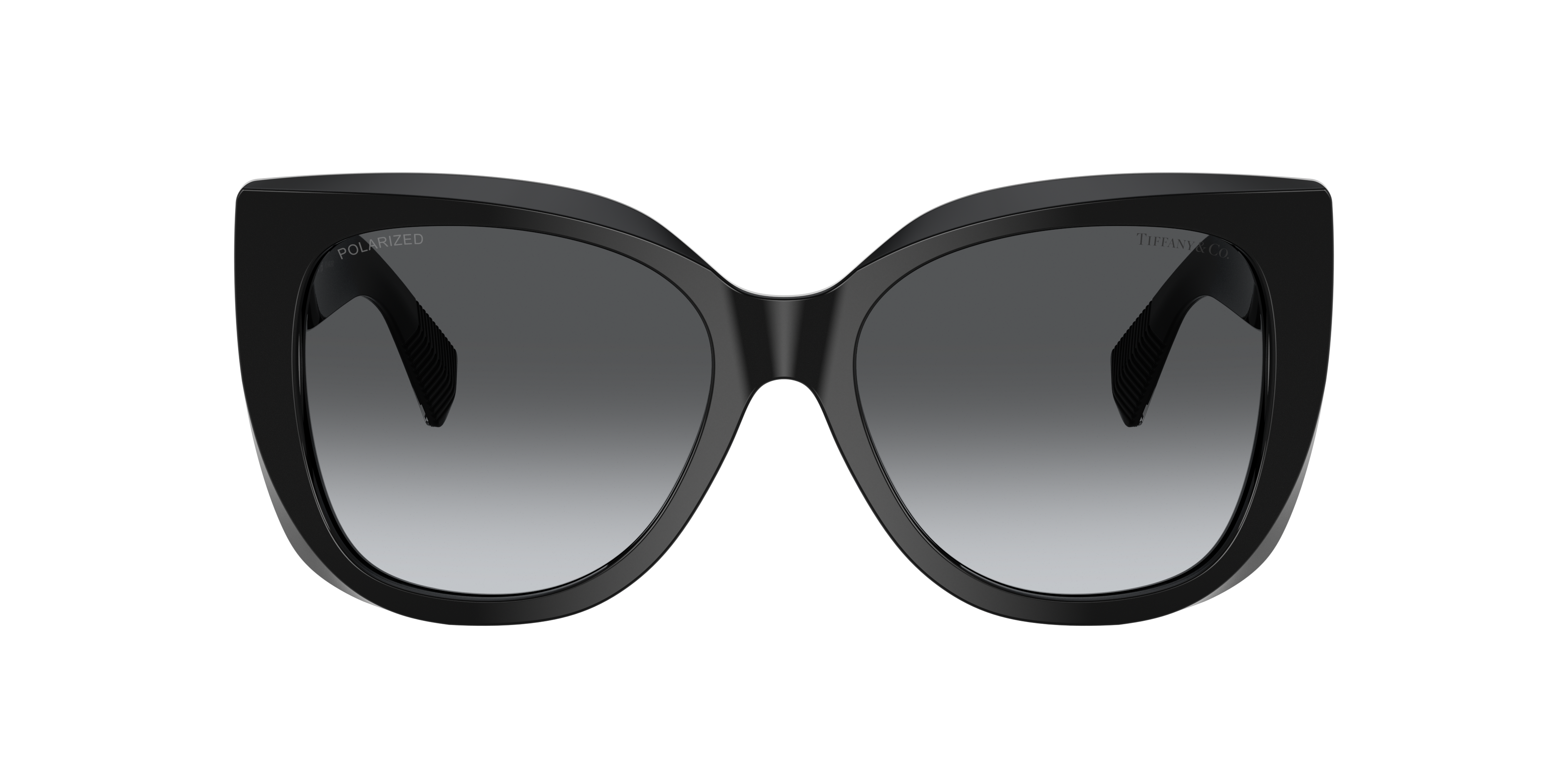 Tiffany & Co Tiffany Polar Grey Gradient Cat Eye Ladies Sunglasses Tf4229f 8001t3 55 In Black