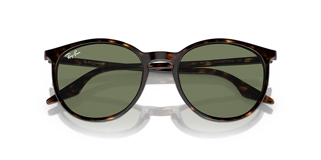 Ray-Ban RB2204F RB2204 Transitions® L (54 - 18) with Transparent