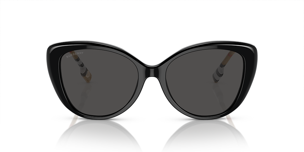 サングラス BURBERRY Woman Sunglasses Grey 1 0BE4440U 414787 Burberry BE4407 M (54 - 17) with Grey lenses and Black frame