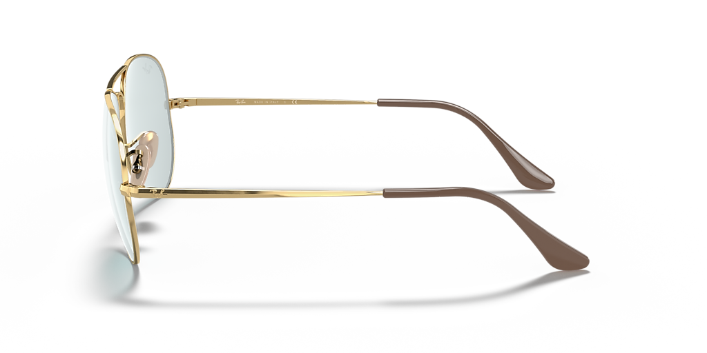 Ray-Ban RB3689 Solid Evolve M (55 - 14) with Grey lenses and Gold