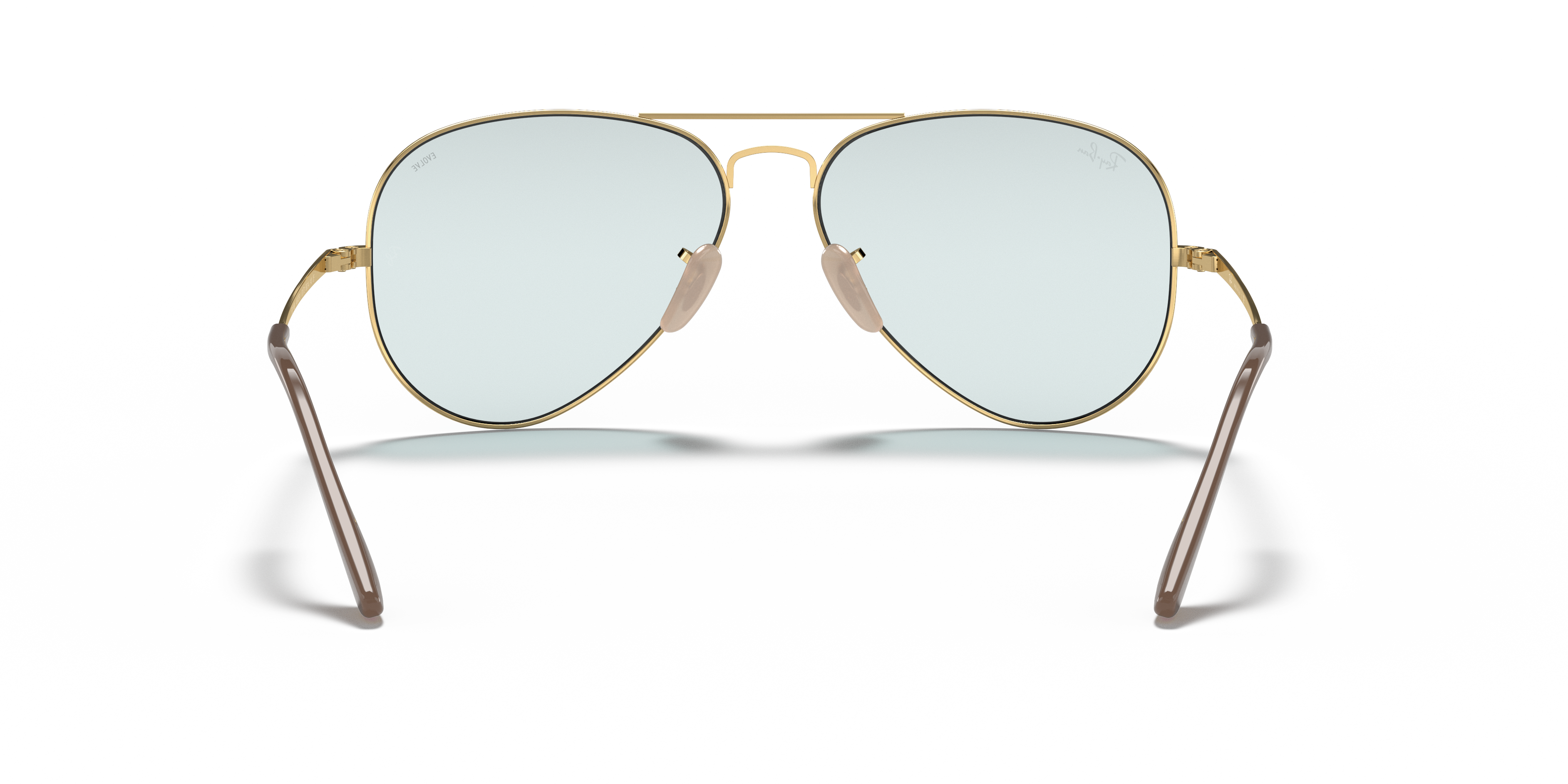 Ray-Ban RB3689 Solid Evolve M (55 - 14) with Grey lenses and Gold