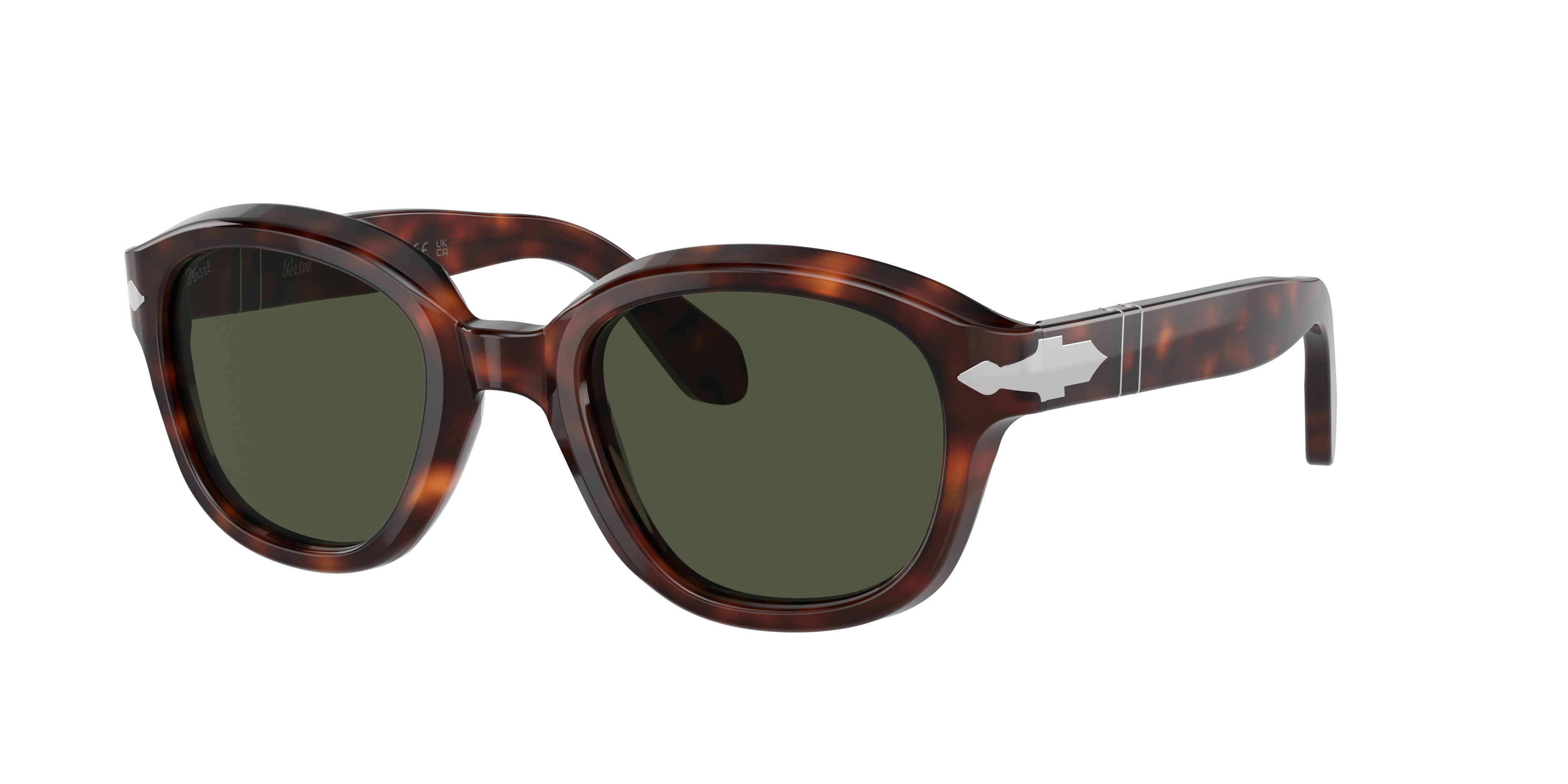 Persol Woman Sunglass PO0060S -  Frame color: Havana, Lens color: Green