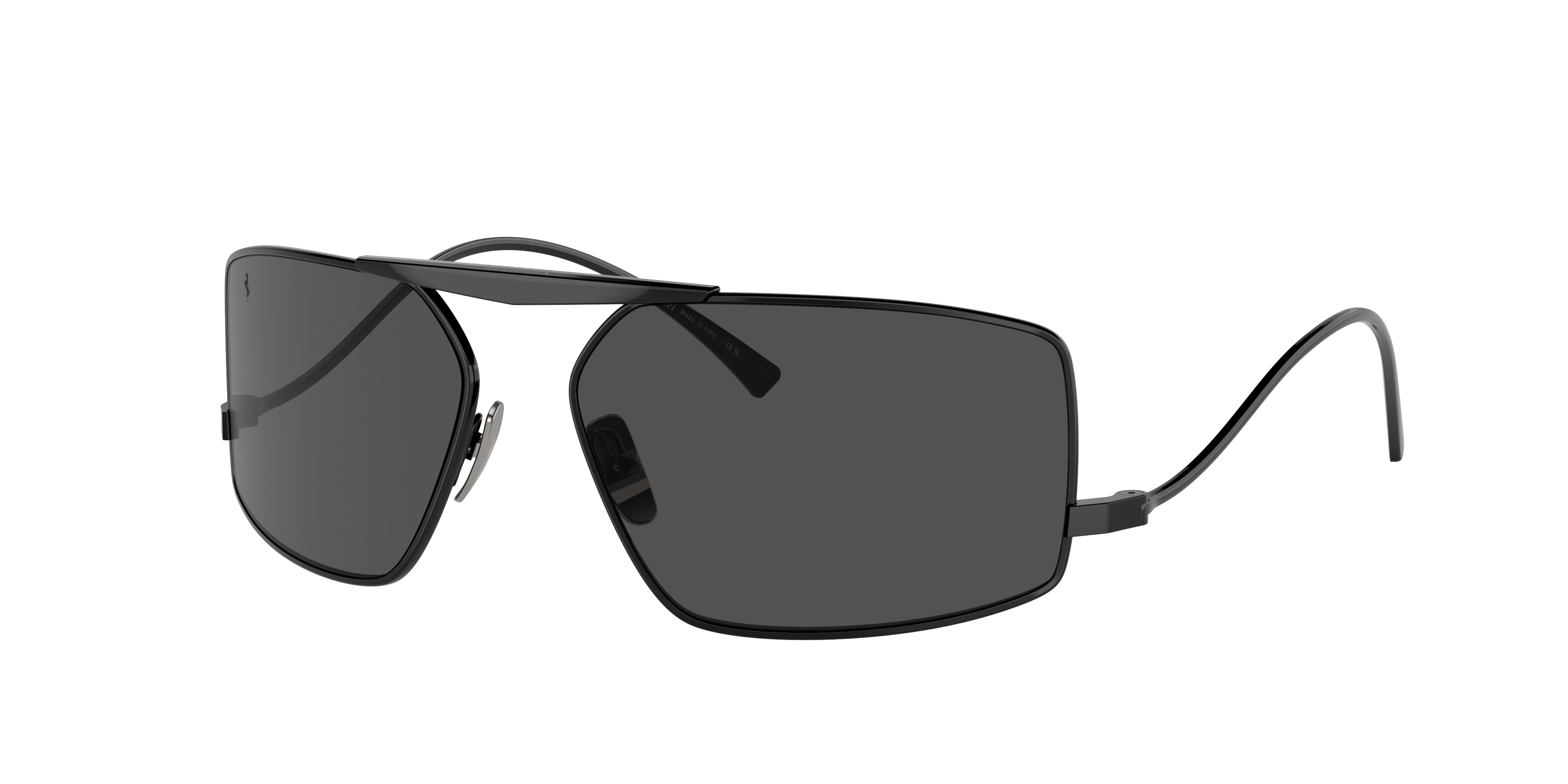 Ferrari Unisex Sunglass FH1008 -  Frame color: Black, Lens color: Grey