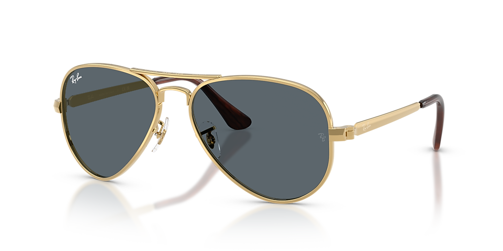 Ray-Ban AVIATOR MAX XXL (62 - 16) with Blue lenses and Gold frame