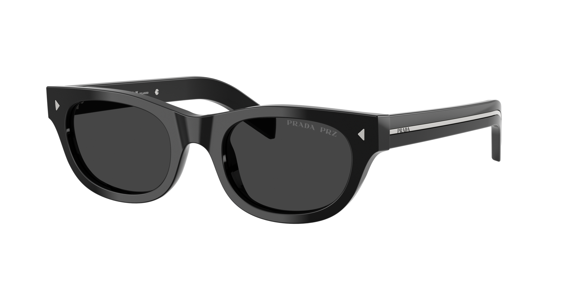 Prada Man Sunglass PR C09S -  Frame color: Black, Lens color: Black Polarised