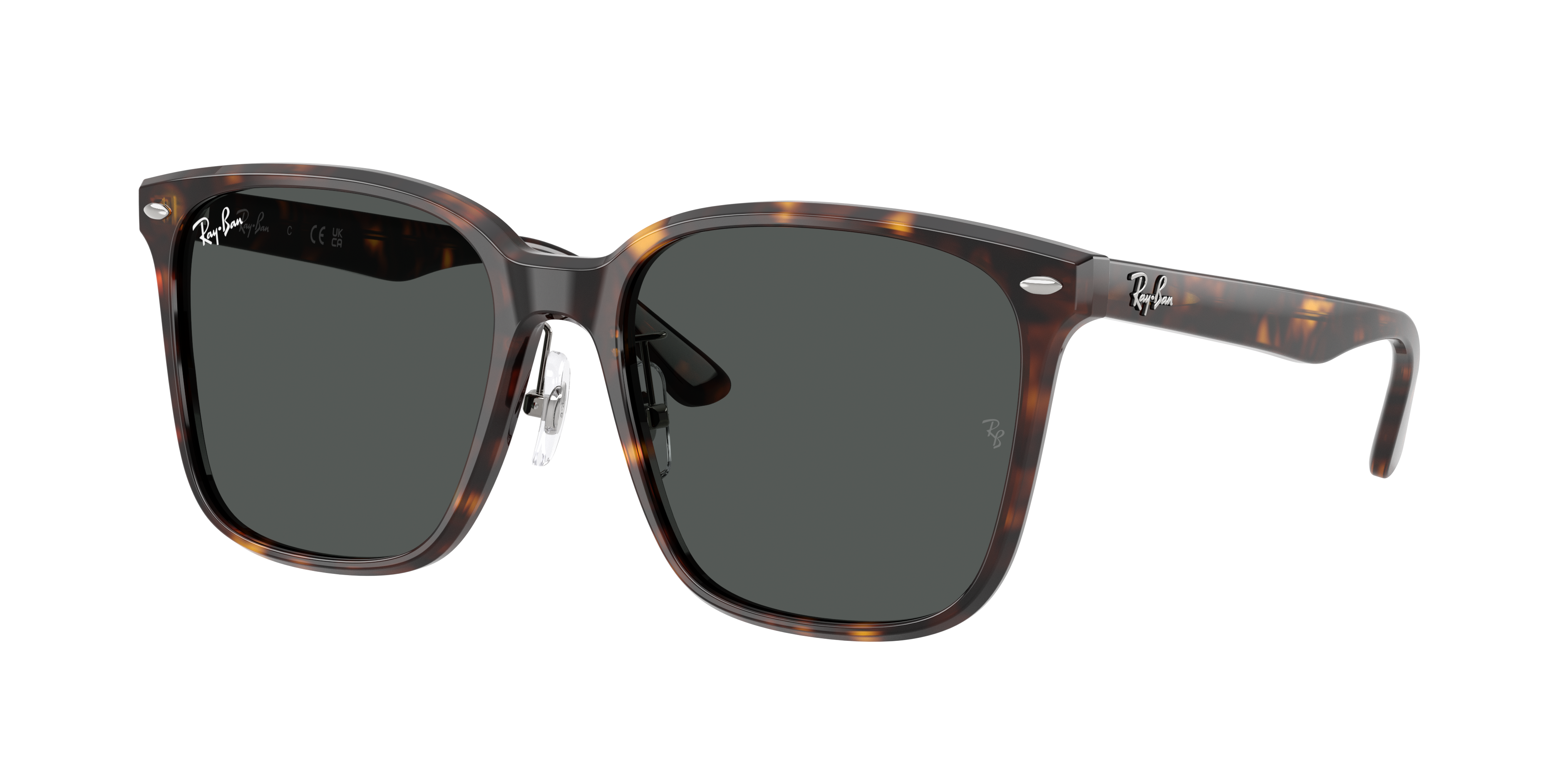 Ray-Ban RB2206D L (57 - 18) with Grey lenses and Tortoise frame