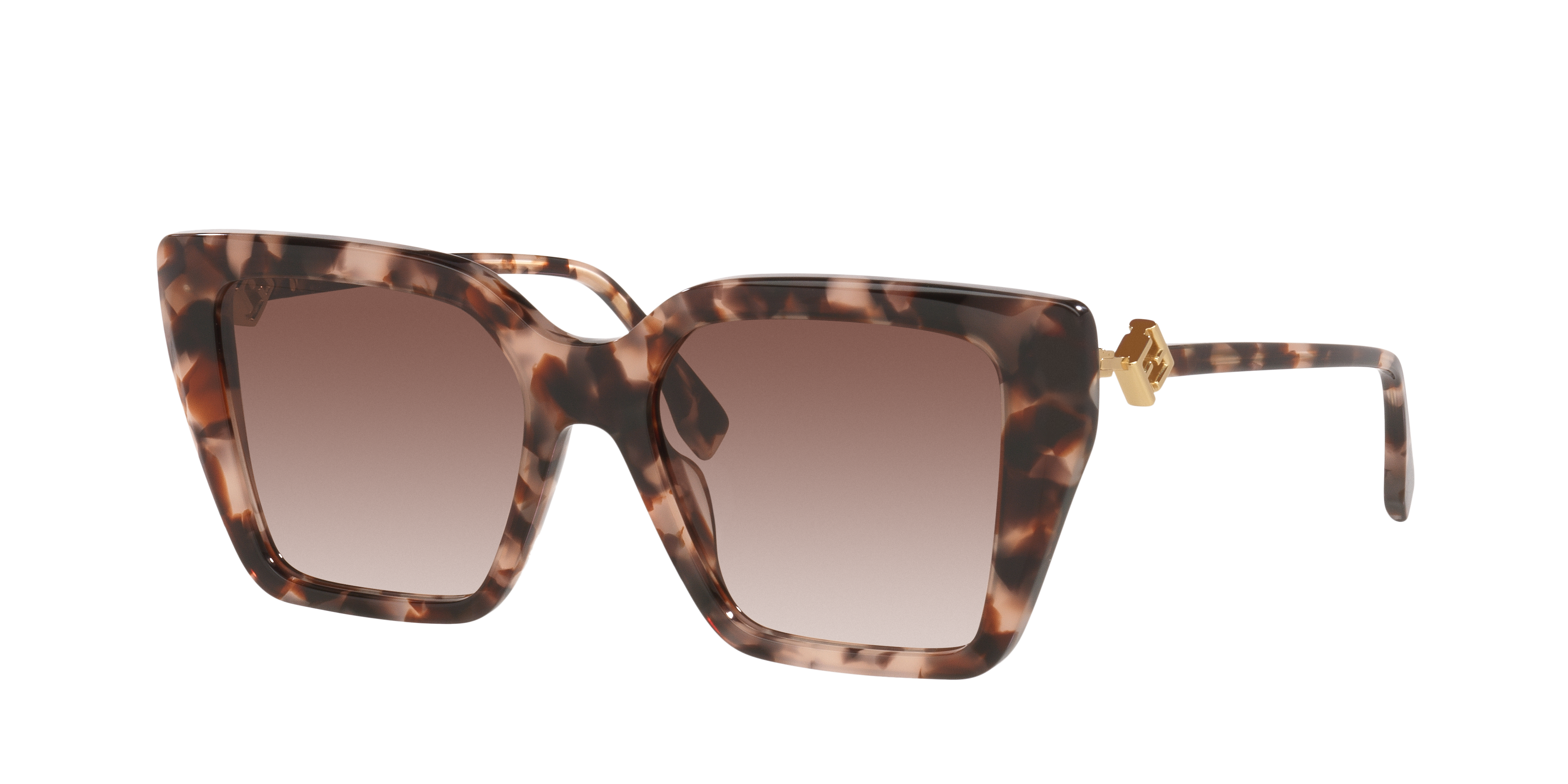 Fendi Ff Diamonds FE40161I S (54 - 18) with Brown lenses and