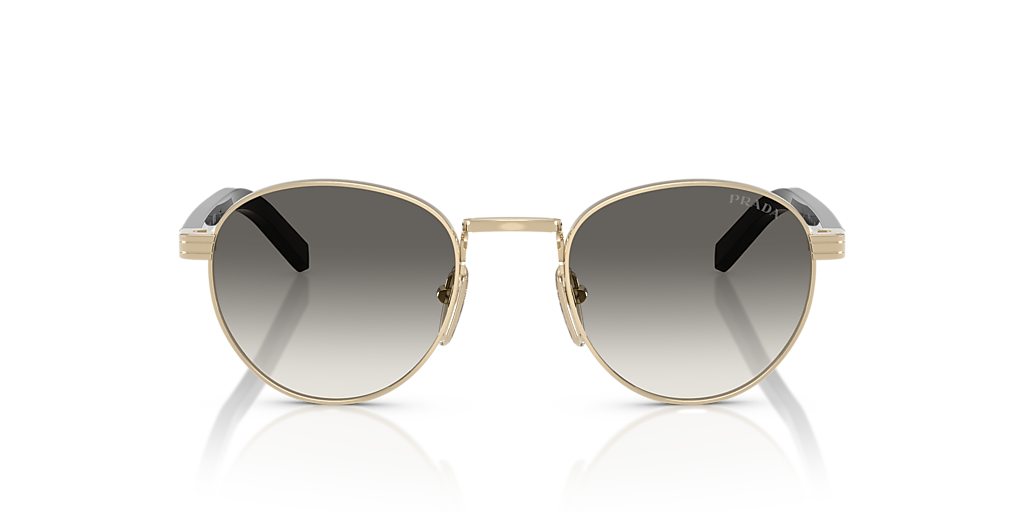 Prada PR B52S XS (49 - 21) with Grey lenses and Gold frame  display picture 2