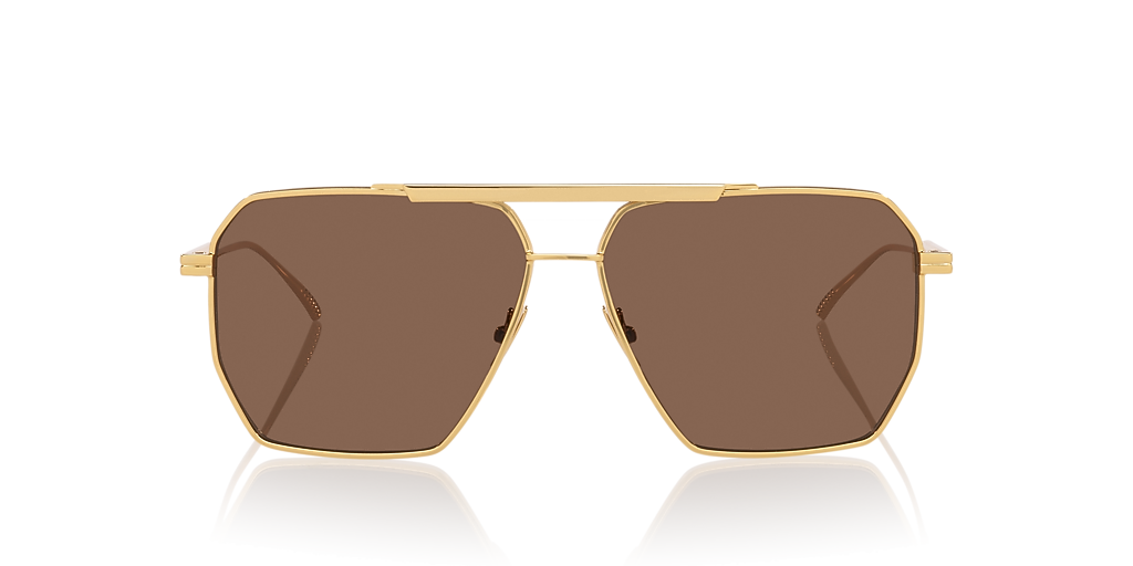 Bottega Veneta BV1012S L (60 - 13) with Brown lenses and  display picture 1