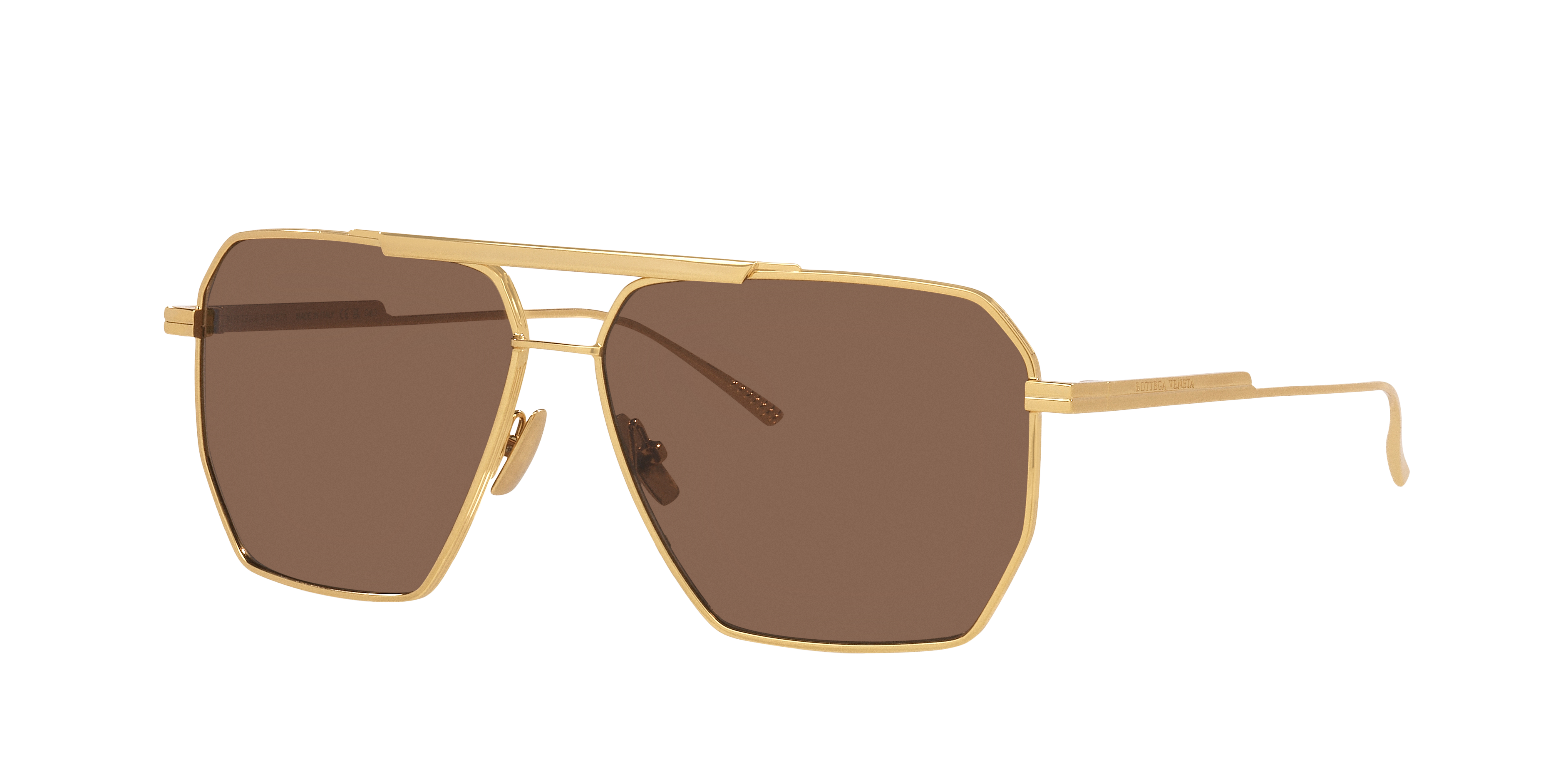 Bottega Veneta Man Sunglass Bv1012s In Brown