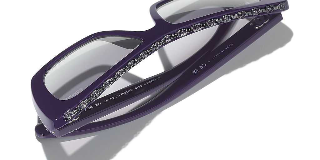 CHANEL シャネル ロゴ Butterfly バタフライ サングラス CH5540 Chanel Butterfly Sunglasses CH5540 L (54 - 17) with Violet