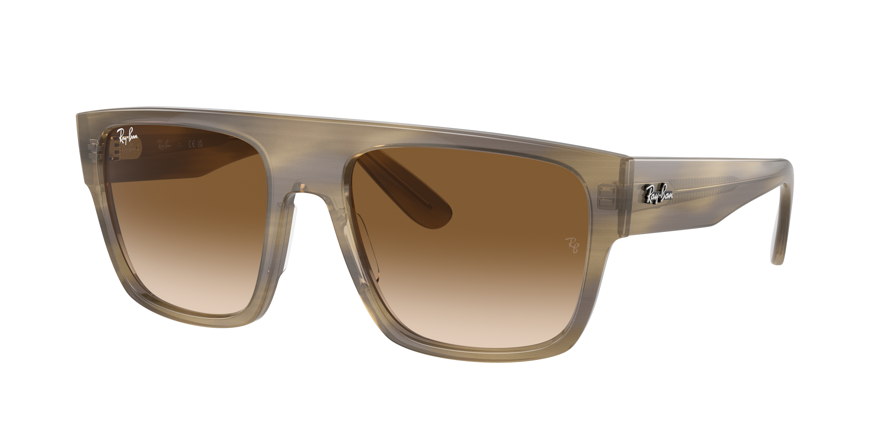 Ray-Ban RB0360S Drifter XL (57 - 20) with Brown lenses and Green