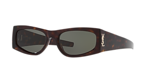 Saint Laurent SL 276 XXS (53 - 16) with Grey lenses and Tortoise