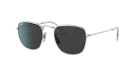サングラス ^ONE BRILLIANT^ DonaldOB475Grey Donald-OB475-Grey ROUND METAL X THE ONES Sunglasses in Silver and Blue