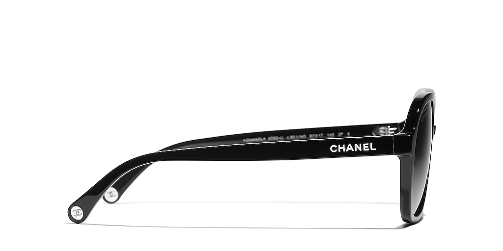 Chanel Pilot Sunglasses CH5552U L (57 - 17) with Grey lenses