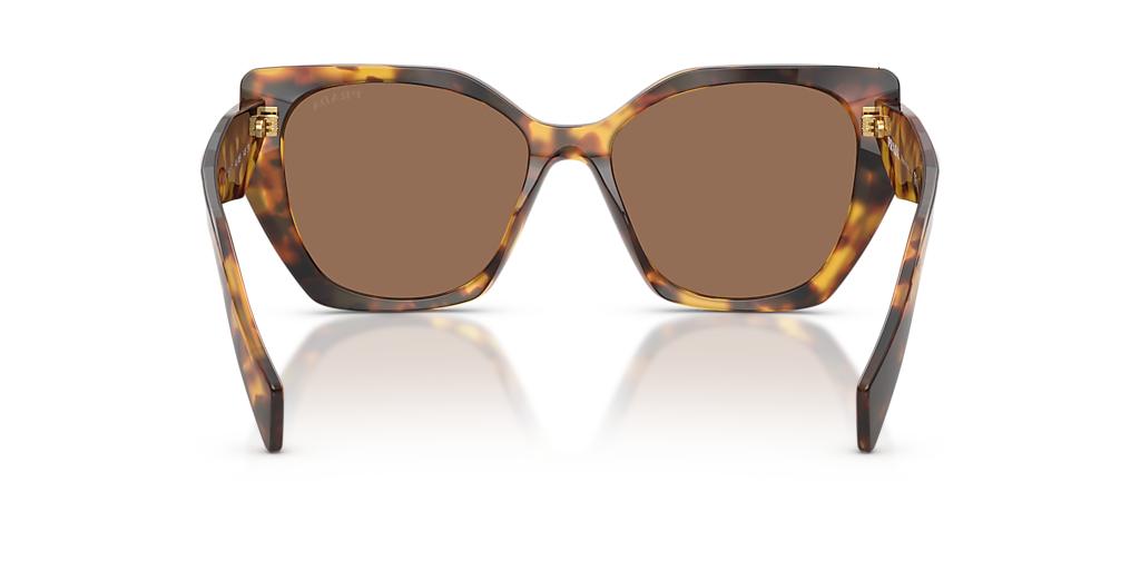 PRADA PR 19ZS Black - Women Luxury Sunglasses, Dark Grey Lens