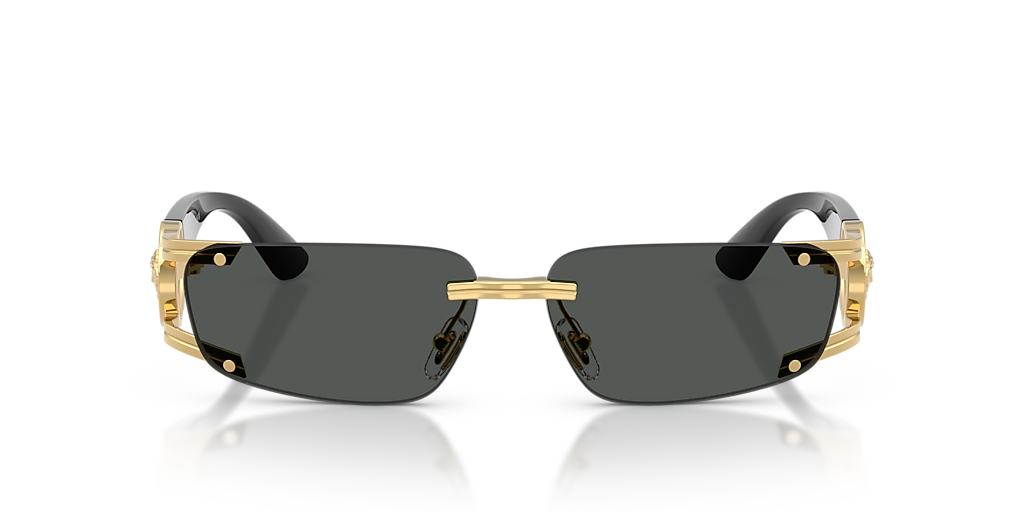 Versace VE2291 L (59 - 13) with Grey lenses and Gold frame