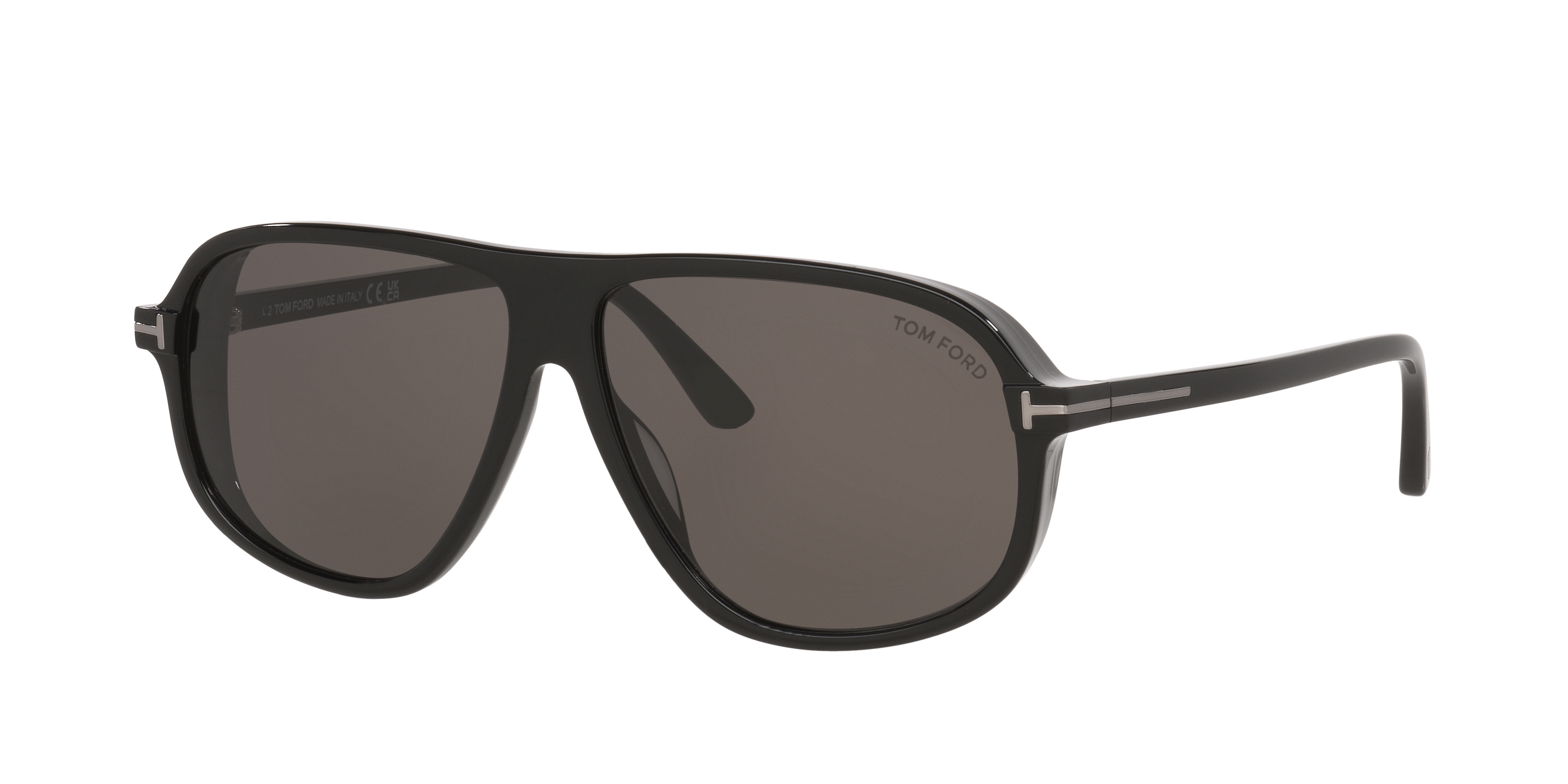 Tom Ford Guillaume_Tr XXL (61 - 12) with Grey lenses and Black