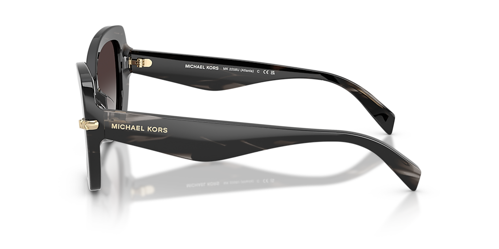 Michael Kors Atlanta L (55 - 17) with Grey lenses and Black frame