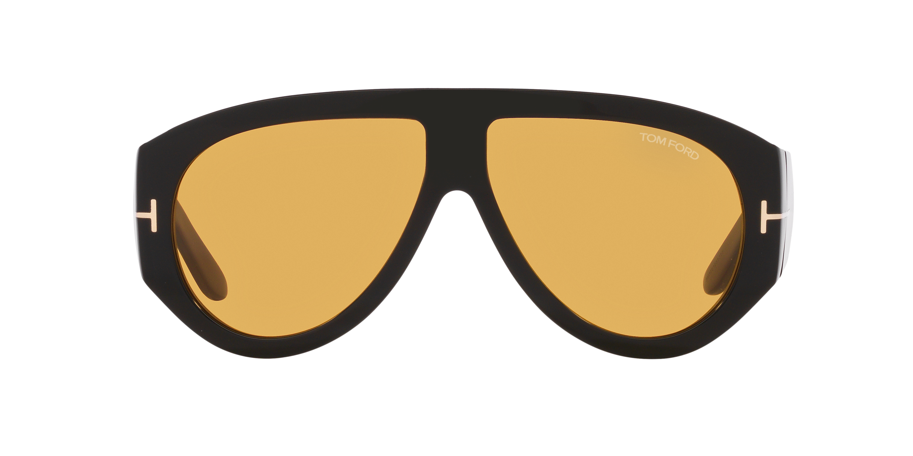 TOM FORD FT1044 Black Shiny - Men Luxury Sunglasses, Brown Lens