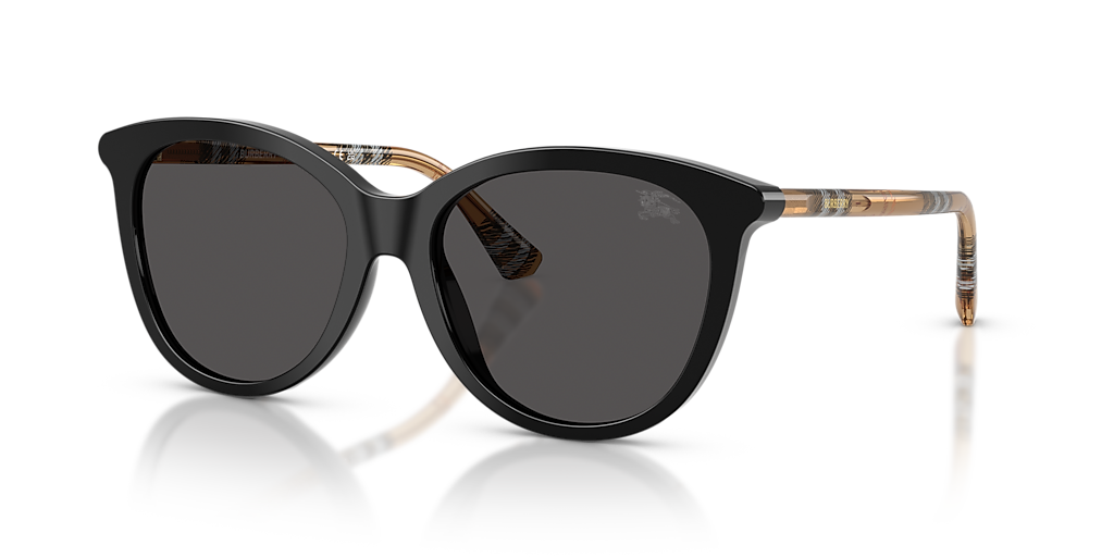 ☆送料無料☆BURBERRYメガネ BE4455F 416187 Burberry BE4455 L (55 - 17) with Grey lenses and Black frame