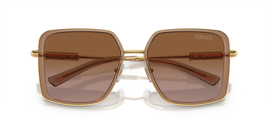 Versace VE2261 XXL (56 - 18) with Brown lenses and Brown frame