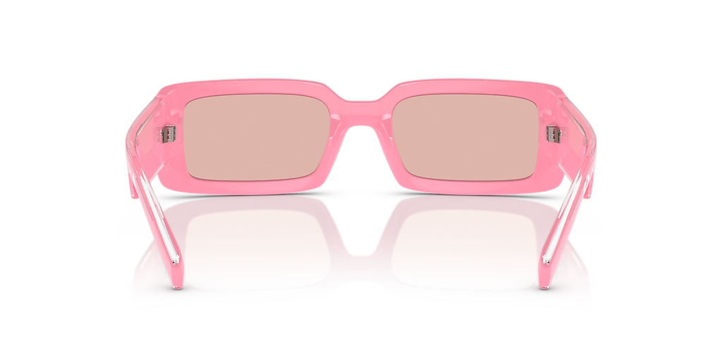 DOLCE&GABBANA DG6187 Pink - Women Luxury Sunglasses, Light Pink Mirror Silver Lens